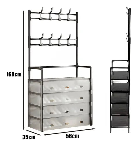 ORGANIZADOR MULTIUSOS 4 CAJONES ORIGINAL+ PERCHERO