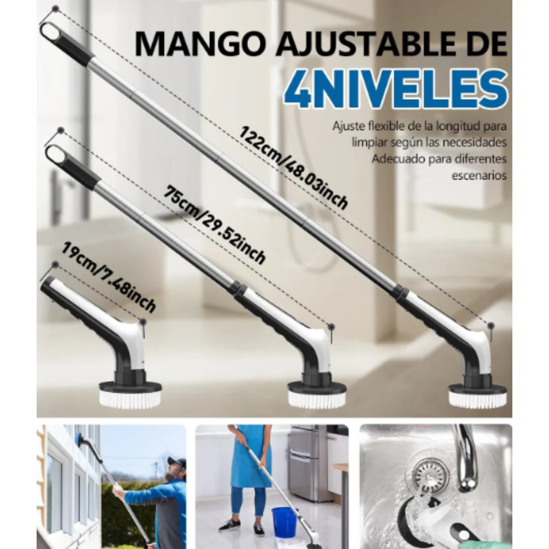 CEPILLO DE LIMPIEZA PROFESIONAL+7 ACCESORIOS GRATIS