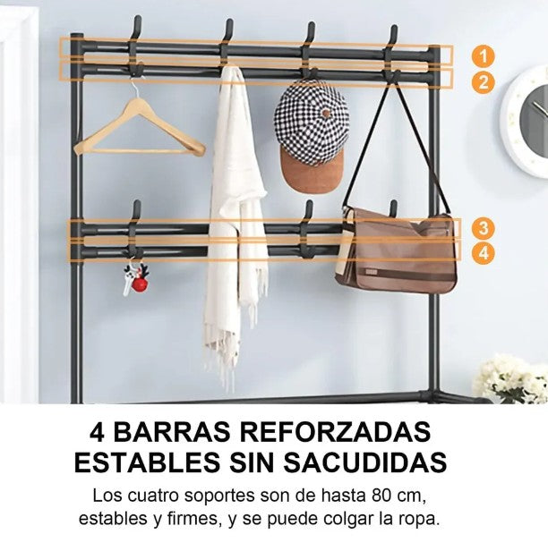 ORGANIZADOR MULTIUSOS 4 CAJONES ORIGINAL+ PERCHERO