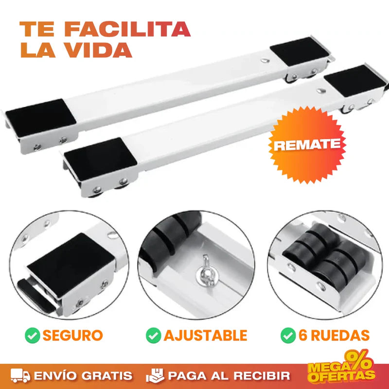 COMBO DE 2 SOPORTES AJUSTABLES METALICOS