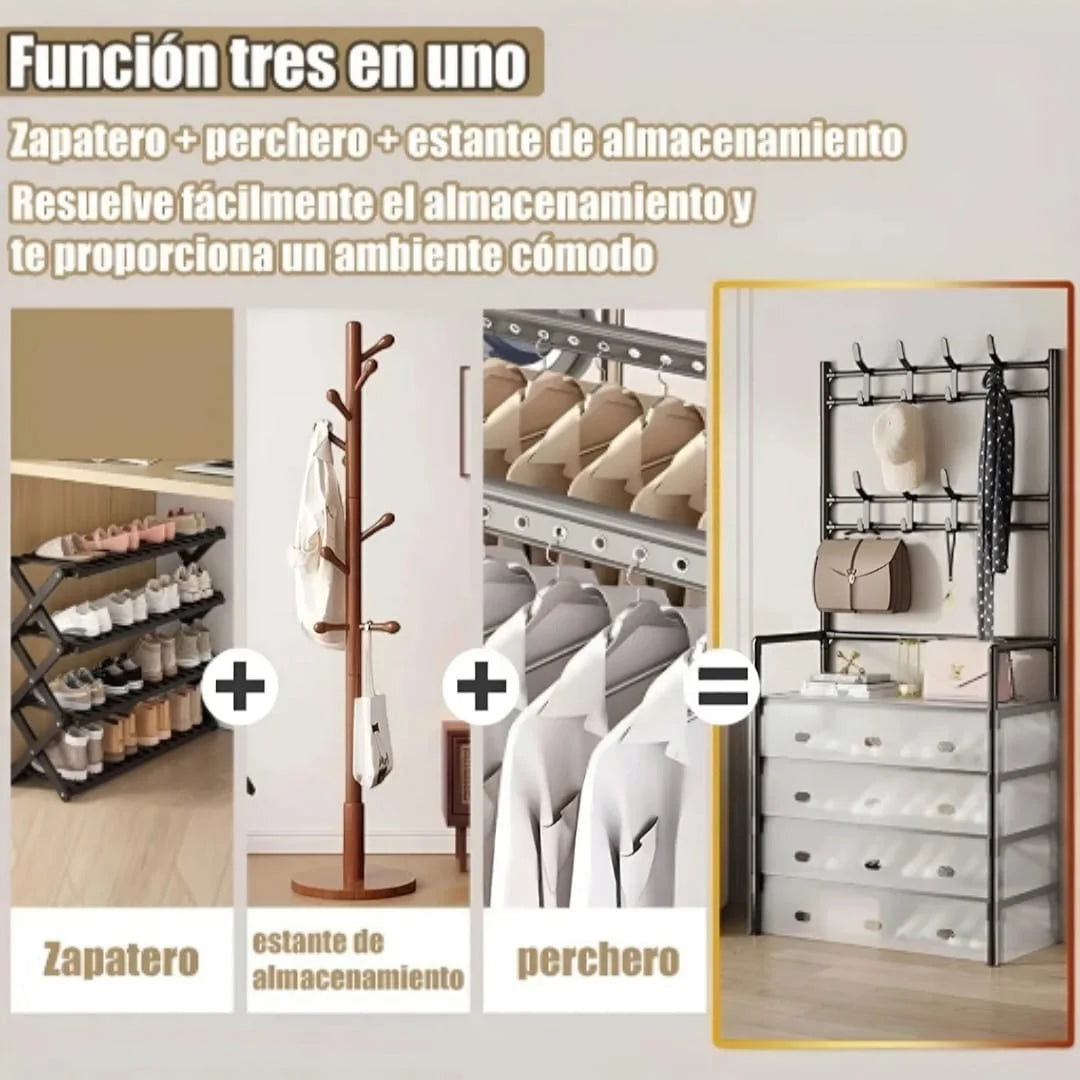 ORGANIZADOR MULTIUSOS 4 CAJONES ORIGINAL+ PERCHERO