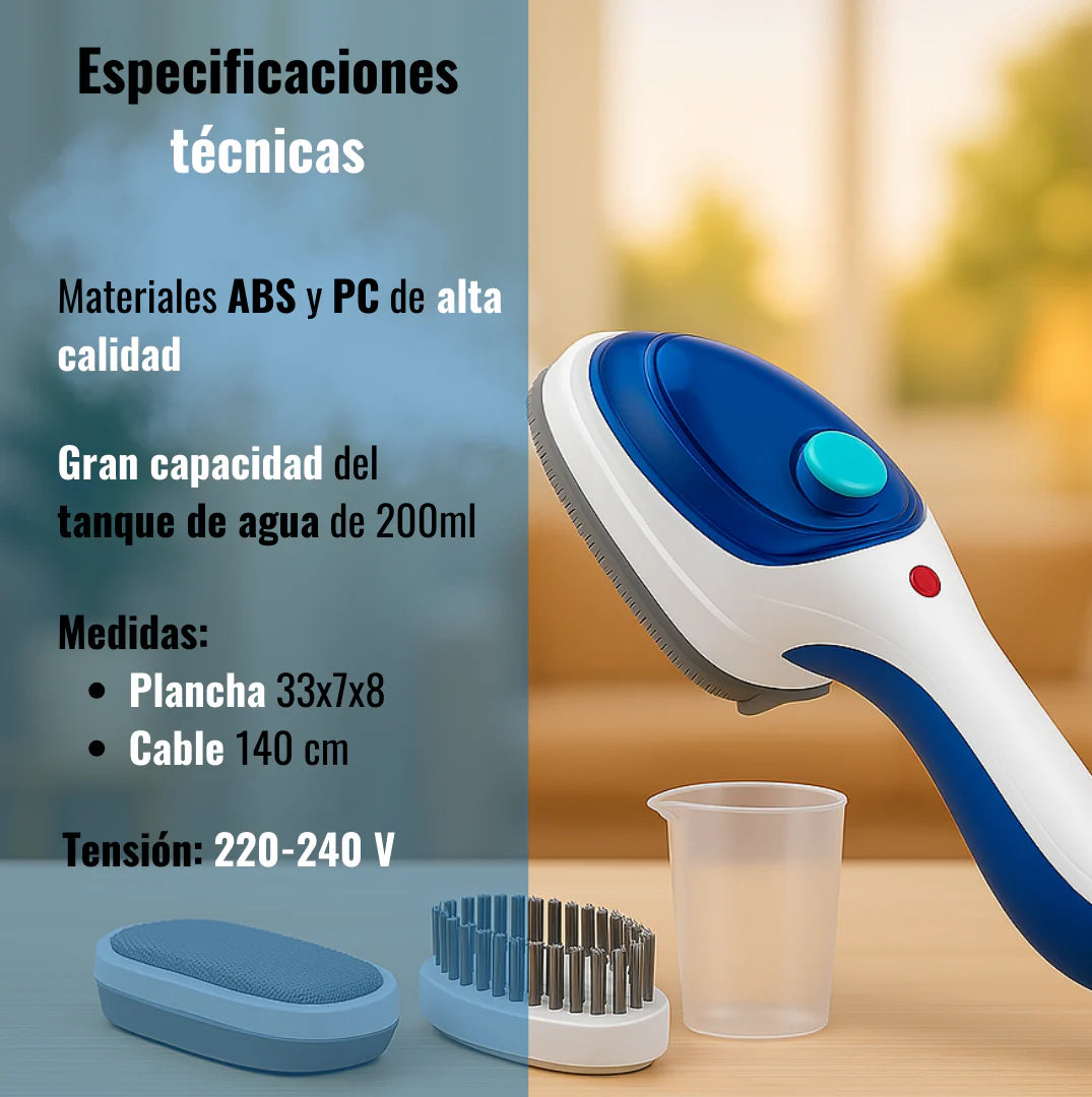 Plancha de vapor 4 en 1-Steamer® AHORRA ENERGÍA