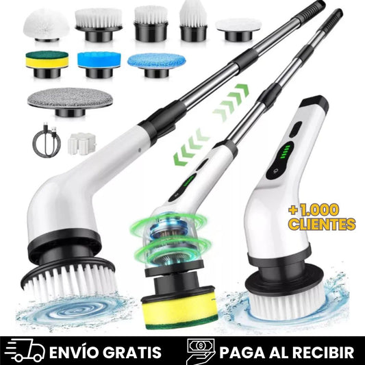 CEPILLO DE LIMPIEZA PROFESIONAL+7 ACCESORIOS GRATIS