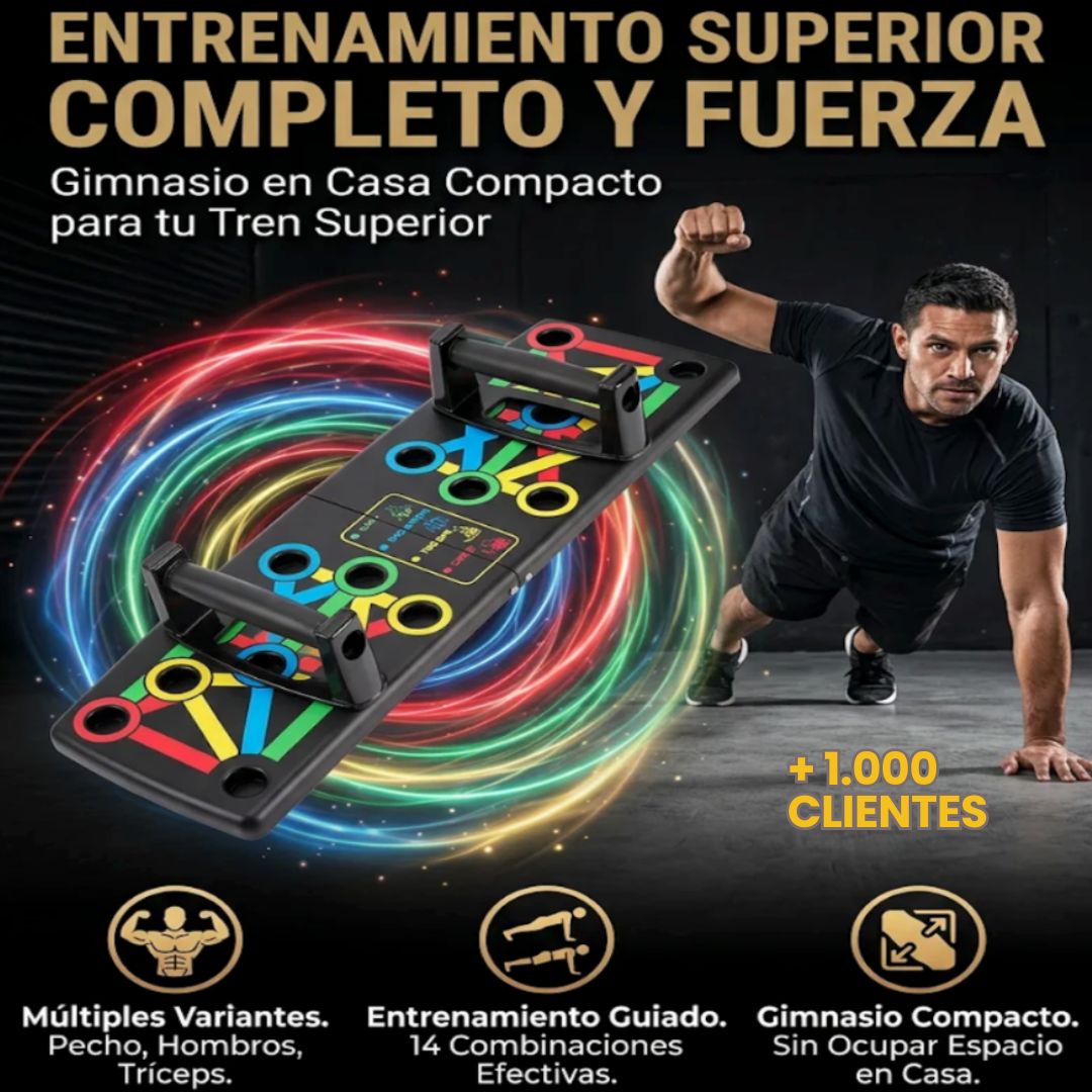TABLA DE FLEXIONES 14 EN 1 ORIGINAL-GRATIS GUÍA DE ENTRENAMIENTO