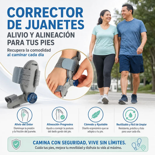 CORRECTOR DE JUANETES TERAPEUTICO. ALIVIO Y CORRECCIÓN GARANTIZADO