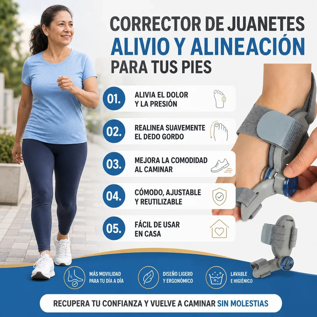CORRECTOR DE JUANETES TERAPEUTICO. ALIVIO Y CORRECCIÓN GARANTIZADO