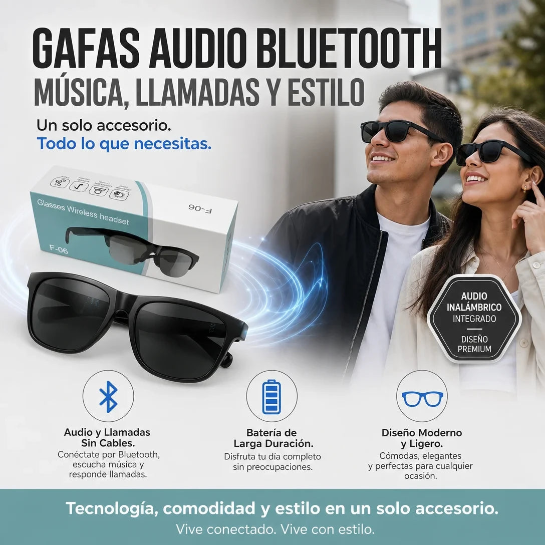 GAFAS INTELIGENTES, MÚSICA LLAMADAS Y MÁS