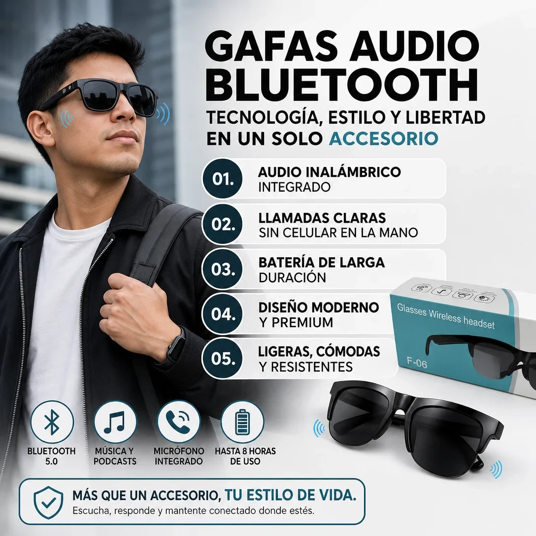 GAFAS INTELIGENTES, MÚSICA LLAMADAS Y MÁS