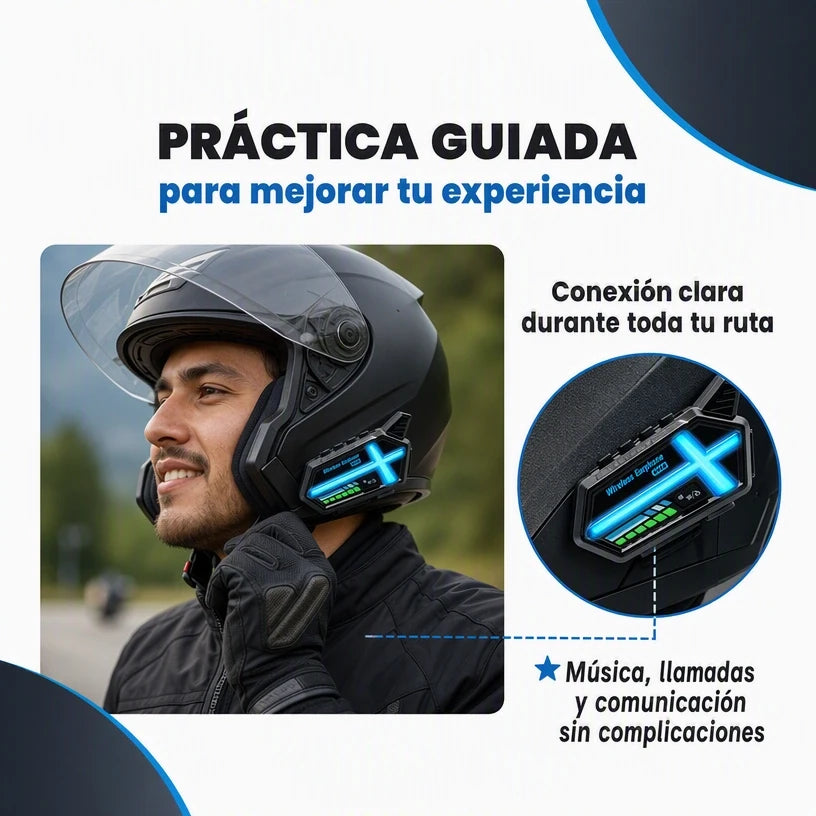 🏍️ INTERCOMUNICADOR BT26 ORIGINAL – ¡CONECTA, ESCUCHA Y HABLA MIENTRAS RUEDAS! 🔥