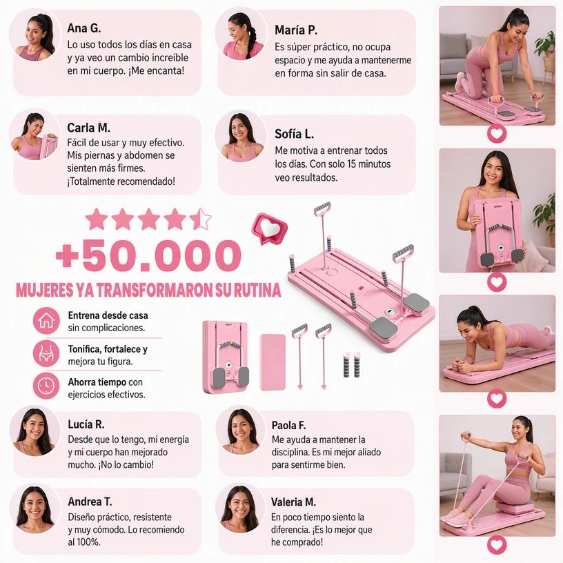 TABLA DE PILATES ORIGINAL – ¡ENTRENA TODO TU CUERPO DESDE CASA! 💪