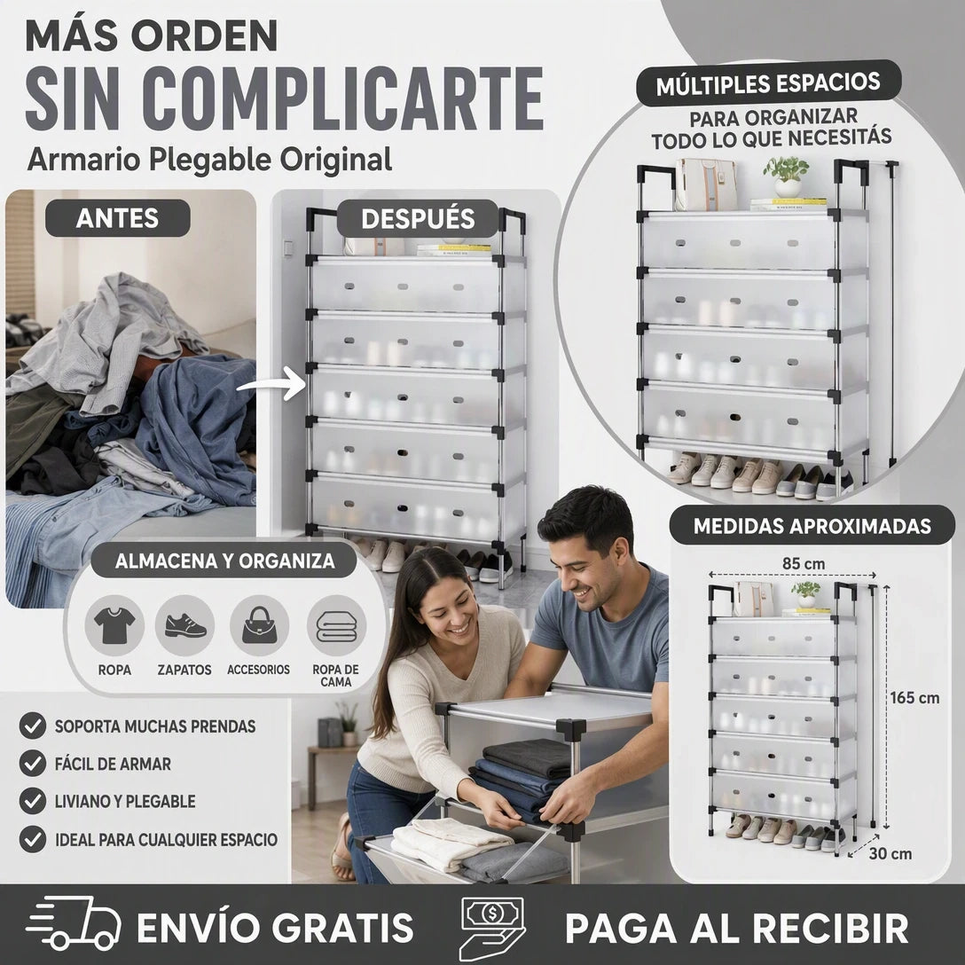 Zapatero Organizador de 6 Niveles Original – Más Espacio y Orden en tu Hogar