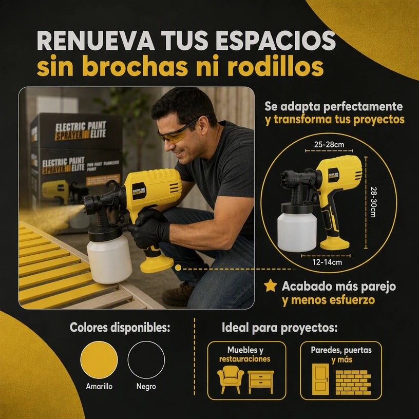 Pistola Pulverizadora de Pintura Original – Pinta Fácil y Uniforme